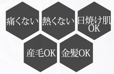 新常識SHR脱毛【毛質・肌質を選ばない】